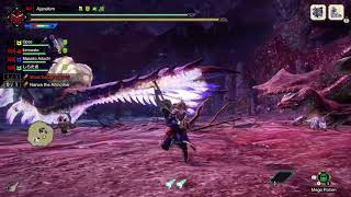 Kushala Daora interrupt fight to HELP   Narwa VS Kushala Daora  Monster Hunter Rise 30 [upl. by Llertal264]