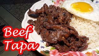 HOME MADE BEEF TAPA  TAPSILOG [upl. by Aicened]