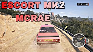 EA Sports WRC  Ford Escort MK2 McRae Gameplay [upl. by Suiramaj693]