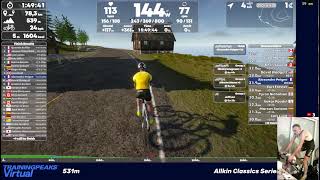 TrainingPeaks Virtual  Allkin Classics Series  Wk6  77k amp 531m [upl. by Notsuj749]