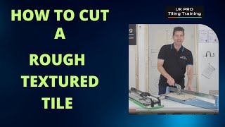 How to cut a rough textured tile [upl. by Brighton]