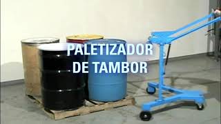 Manipulador de tambos  Manejo De Materiales [upl. by Ellener61]