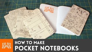 Pocket notebooks  HowTo  I Like To Make Stuff [upl. by Gwendolen364]