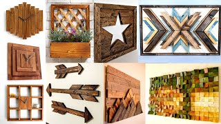 100 Wooden Wall Art amp Decoration Ideas For Modern Home [upl. by Cronin89]