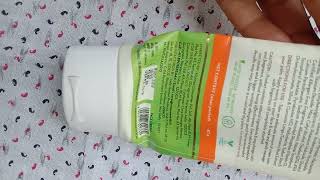 mamaearth daily face glow cream reviewskincare [upl. by Sheffie106]