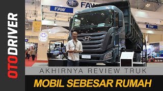 Hyundai Xcient 6x4 2018 Indonesia  First Impression  OtoDriver [upl. by Niles899]