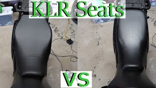 KLR650 Sargent Seat [upl. by Ashlie164]