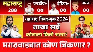 Marathwada Exit Poll मराठवाड्यात कोणाची लाट  Mahayuti की Mahavikas Aaghadi  Vidarbha Times Poll [upl. by Ecirtemed598]