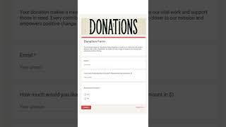 Streamlined Online Donation Forms [upl. by Dylana109]