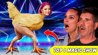 Mesmerizing Magic by Sacred Riana Captivates Judges and Secures Golden Buzzer  AGT 2024 [upl. by Aram]