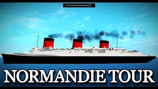 Tour no quotSS Normandiequot  Roblox Virtual Tour [upl. by Salokcin]