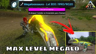 MAX LEVEL MEGALOSAURUS TAMMING AND BREEDING  ARK SURVIVAL EVOLVED MOBILE [upl. by Alemac288]