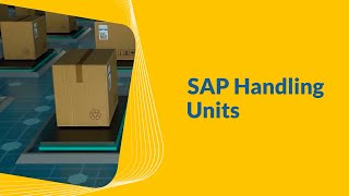 SAP Handling Units  Mindlogistik [upl. by Tobye]