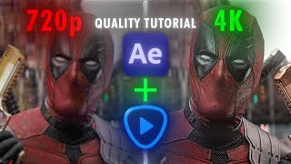 4K Quality Tutorial After Effects  Topaz best settings Free CCS [upl. by Joiner]