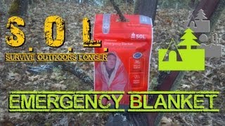 SOL Survive Outdoors Longer Emergency Blanket [upl. by Goer509]