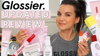 I Review Almost EVERY Glossier Product  Ingrid Nilsen [upl. by Sorenson]