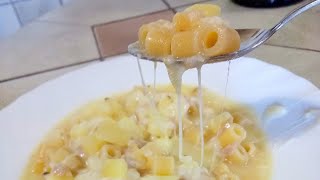 Pasta e patate alla napoletana con provola ricetta della nonna [upl. by Rannug]