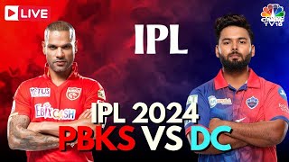 IPL 2024 LIVE PBKS Vs DC LIVE Match  Rishabh Pant  Shikhar Dhawan  Punjab Vs Delhi Score  N18L [upl. by Ahseiuqal844]