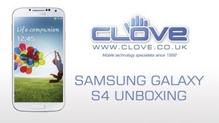 Samsung Galaxy S4 GTI9505 Unboxing [upl. by Nilyad]