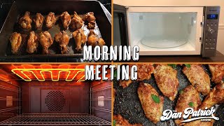 Morning Meeting Whats The Best Way To Reheat Chicken Wings  021423 [upl. by Kassab]