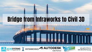 Bridge from Infraworks to Civil 3D [upl. by Hansel887]