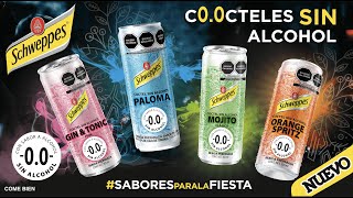 C00cteles sin alcohol  Schweppes 00 [upl. by Oisorbma48]