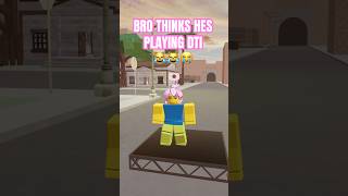 Bro is NOT playing DTI ☠️roblox robloxshorts dresstoimpress dti robloxmemes [upl. by Aja]