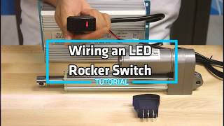 HowTo Wire an LED Rocker Switch [upl. by Llirrehs]