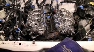 2002 Nissan Xterra VG33E Rebuild Step by Step Part 72  Drivers Head Onwith problems [upl. by Rocher]