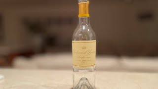 Chateau D Yquem 2007 Sauternes Trophy Wine Review [upl. by Aynam248]