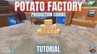 POTATO FACTORY  PREMIUM EXPANSION  Farming Simulator 22 [upl. by Eurydice]