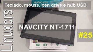 Navcity Nt1711  Teclado mouse pendrive e hub USB  PTBR  Brasil [upl. by Giliane]