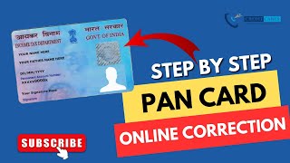 How to Correct PAN Card Details Online  PAN Card Correction Process Explained [upl. by Rame697]