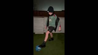 Practicing Football in the Dark on Bonfire Night ⚽️🎇 [upl. by Serena]