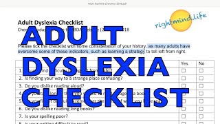 Adult Dyslexia Test [upl. by Ihn]