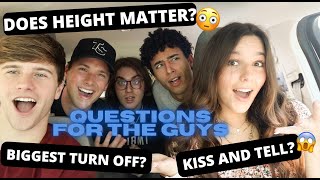 asking GUYS juicy questions girls are too afraid to ask 😳 [upl. by Oicnevuj]