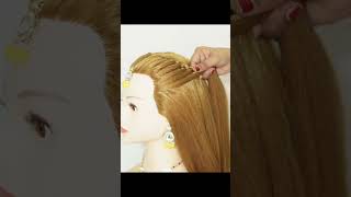 Ponytail hairstyle for girls shorts hairstyle [upl. by Kcam]