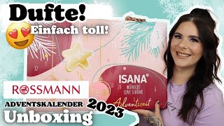 Dufte ✨😍 ISANA Adventskalender 2023  24 Türchen UNBOXING [upl. by Ediva832]