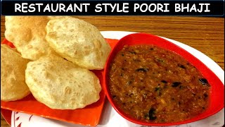 Poori Bhaji  Puri Bhaji  Restaurant Style Puri Bhaji Poori Bhaji Recipe  Puri Bhaji Gravy [upl. by Tallia]