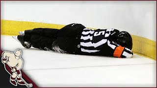 NHL Refs Getting Hit Part 1 [upl. by Blum]