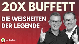 Warren Buffett Die 20 besten Tipps und Weisheiten des SuperInvestors [upl. by Chill]