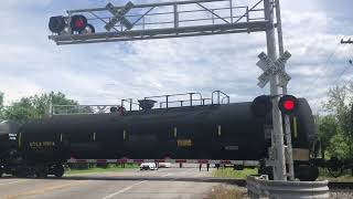 KCS LL60 with KCSM Gevo passes through Garyville LA [upl. by Lassiter172]