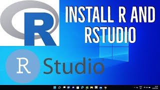 How to Install R and RStudio on Windows 11 [upl. by Anekam]