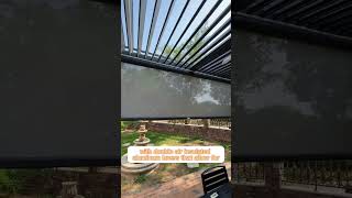 Automatic Aluminum Retractable Pergola Awning Roof System Pergola [upl. by Sheeree]