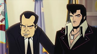 Elvis Presley Meets President Nixon  Infiltrate The White House  Agent Elvis [upl. by Draillih]