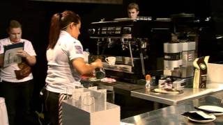 Zarraffas Coffee  Barista Competition Final 2011 [upl. by Htiduj]