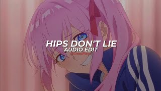 hips dont lie  shakira edit audio [upl. by Yelad872]