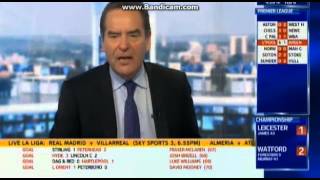 Jeff Stelling celebrates both Hyde and Hartlepool going in front [upl. by Yklam]