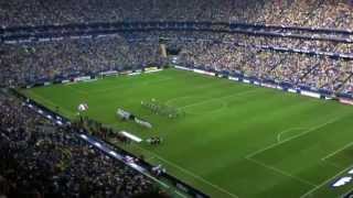 Hinos Brasil x França e torcida canta hino do RS Arena Grêmio [upl. by Repard]