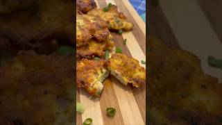 Cheesy Chicken Fritters The Crunchiest Cheesiest Chicken Recipe [upl. by Eerok579]